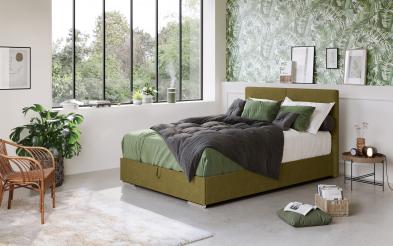 Double bed Box Spring + mattress topper 140/200 Vindy Double bed Box Spring + mattress topper 140/200